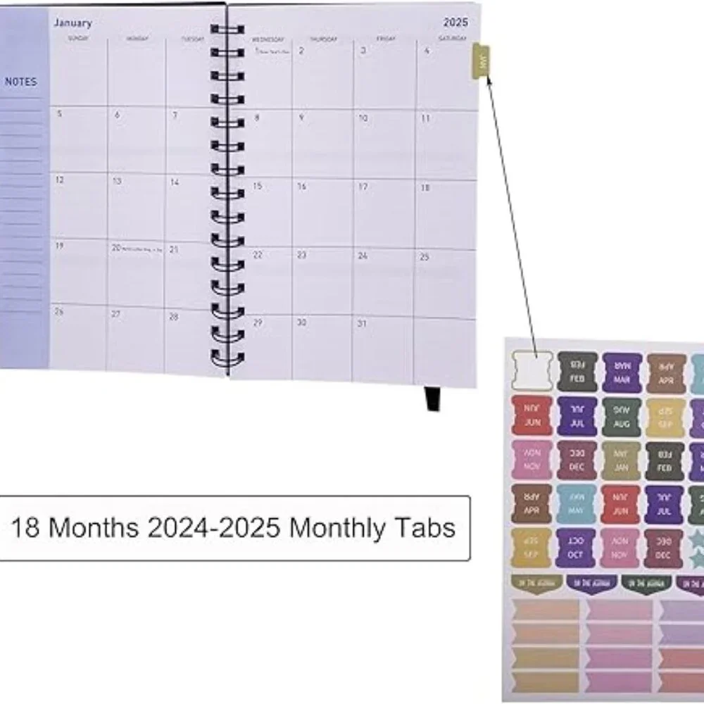 2024/25 Planner With Tabs/Stickers
